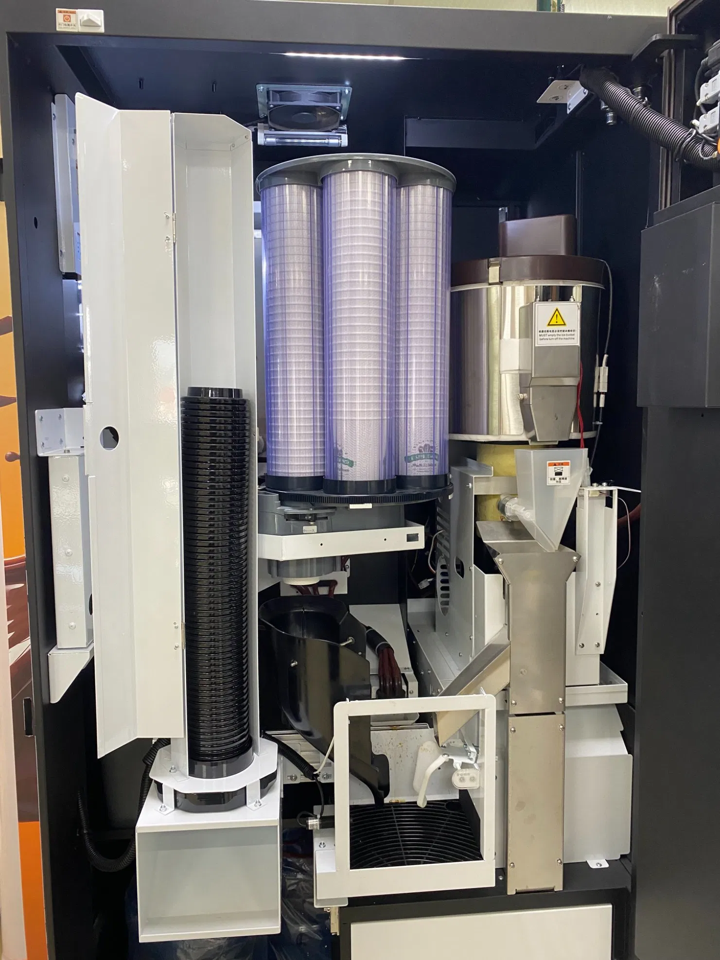 Supports Multiple Languages Hot & Cold Drink Dispensing with Touch Automatic Coffee Vending Machine