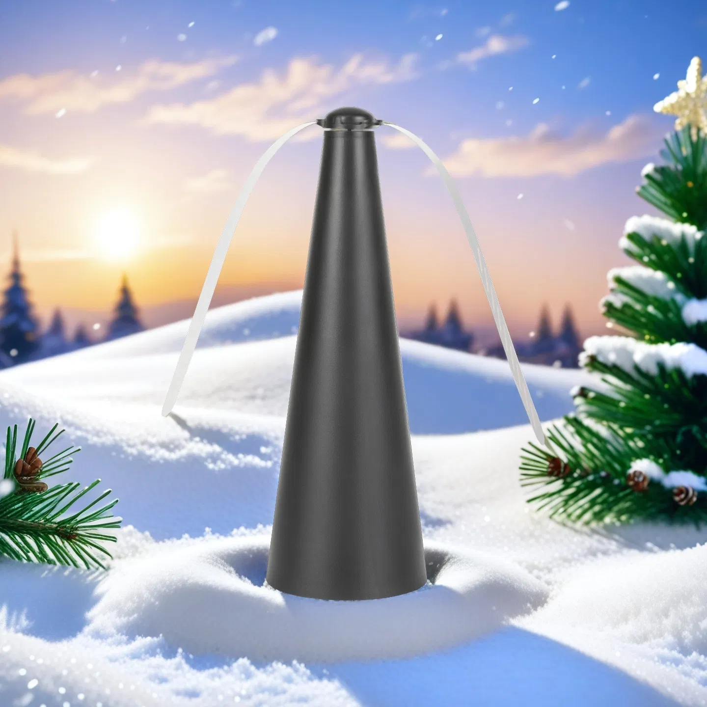 Outdoor Eco-Friendly Fly Repellent Fan with USB Power Design