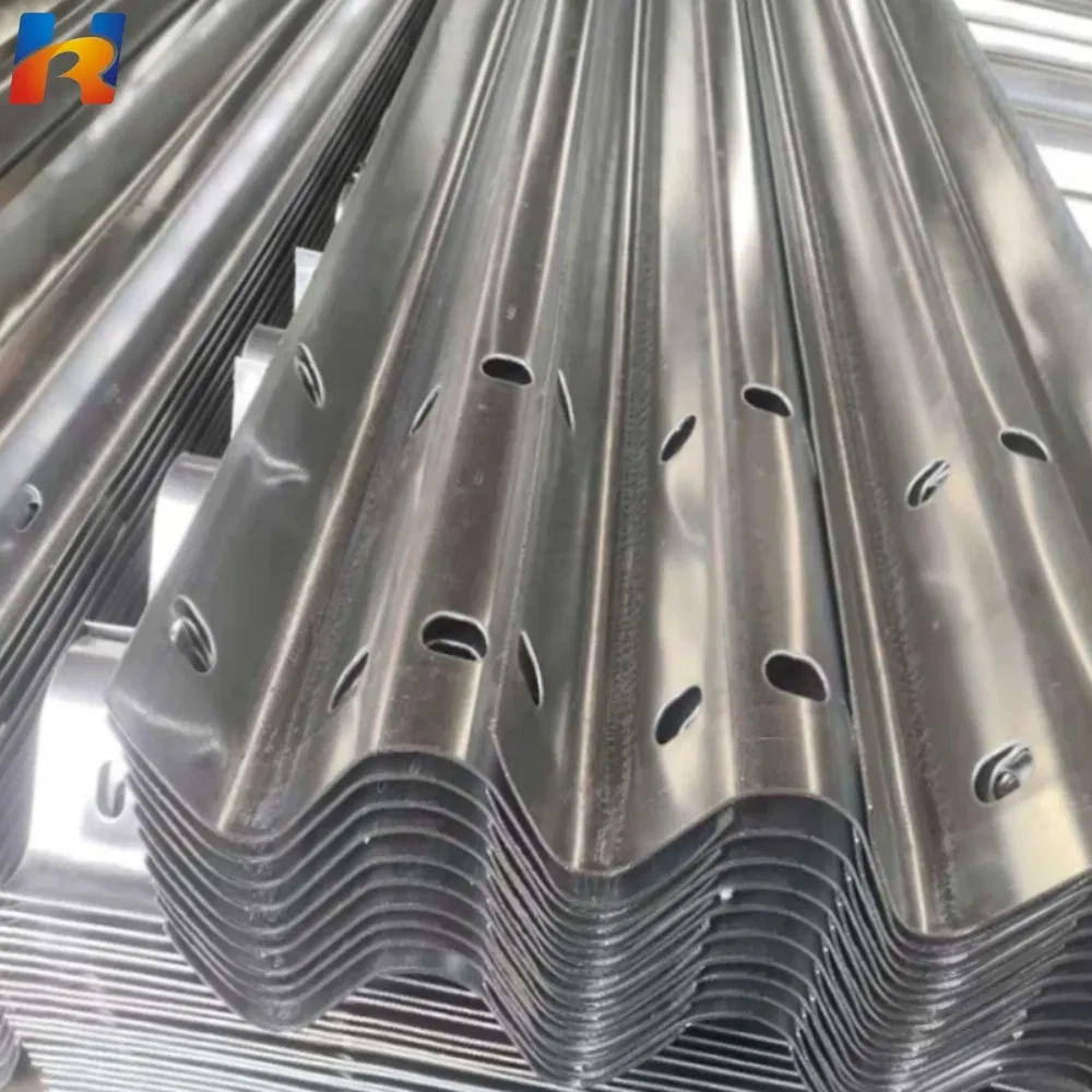 Heavy-Duty Galvanized Steel W Beam Guard Rails for Highways