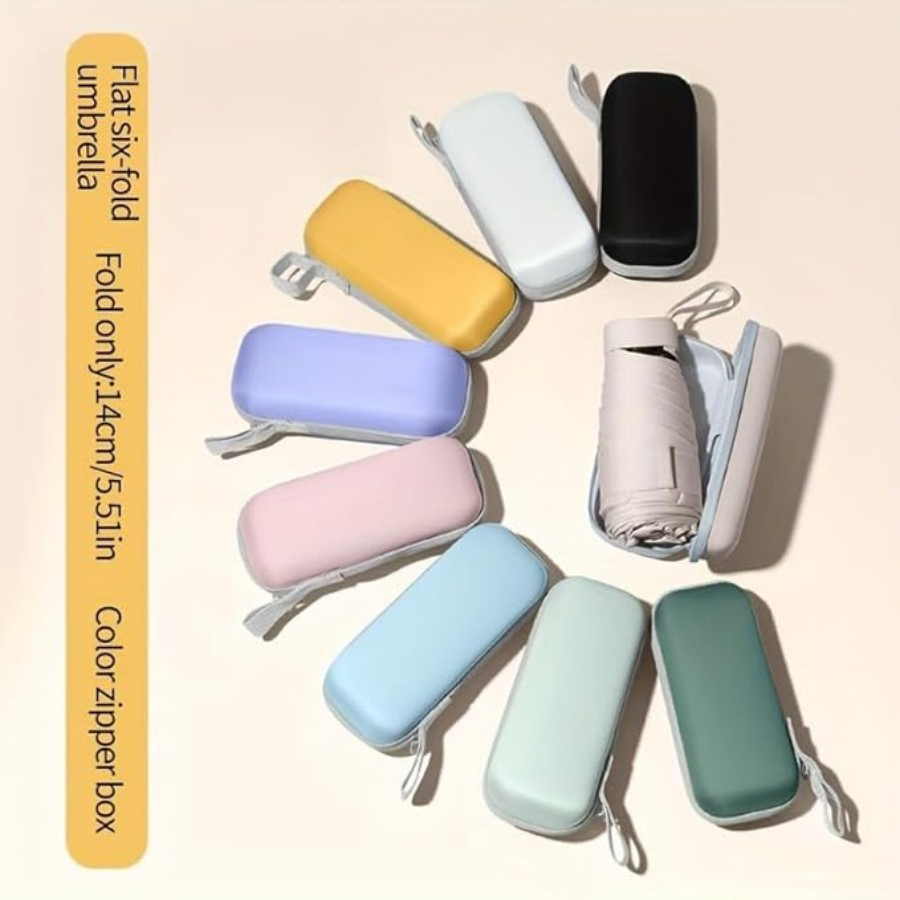 Ultra-Light Portable Travel Folding Umbrella for Women and Kids with UV Protection