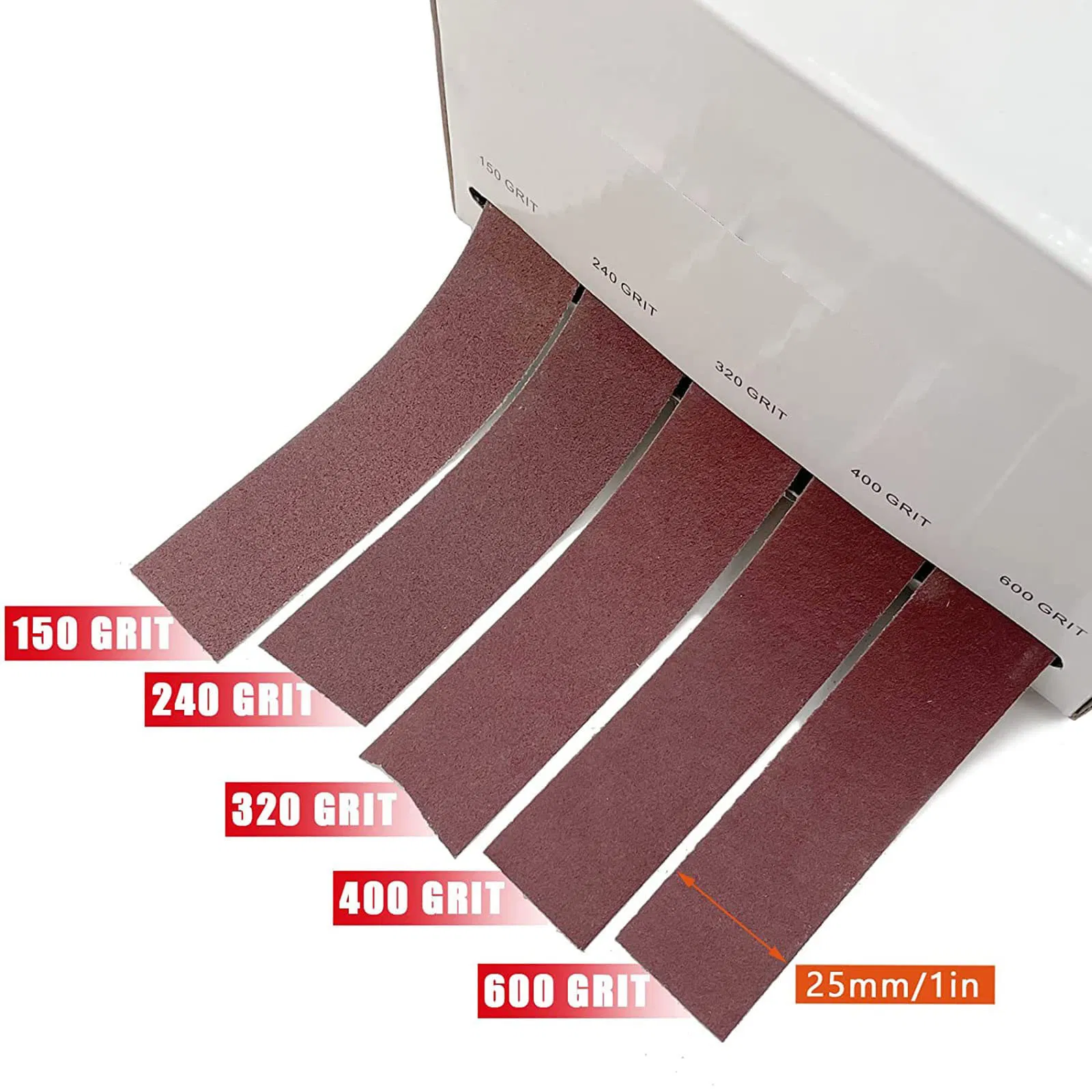 Emery Rolls 5 Grit Sandpaper Set Contains 150 240 320 400 600 Grit Sandpaper Rolls