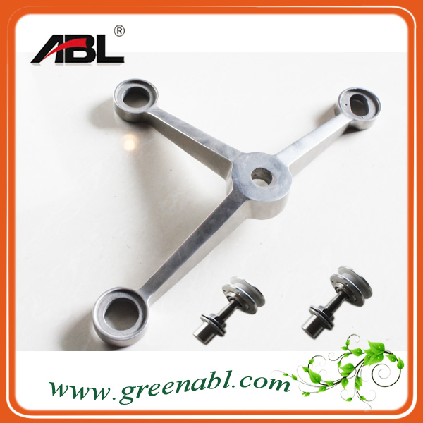 Machining Part Lost Wax Casting Three Arms Stainless Steel Glass Spider Fitting