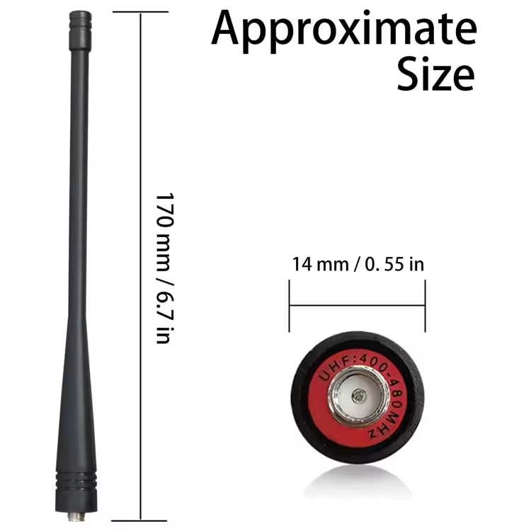 Двухдиапазонная антенна VHF/UHF для рации (SMA-Female)