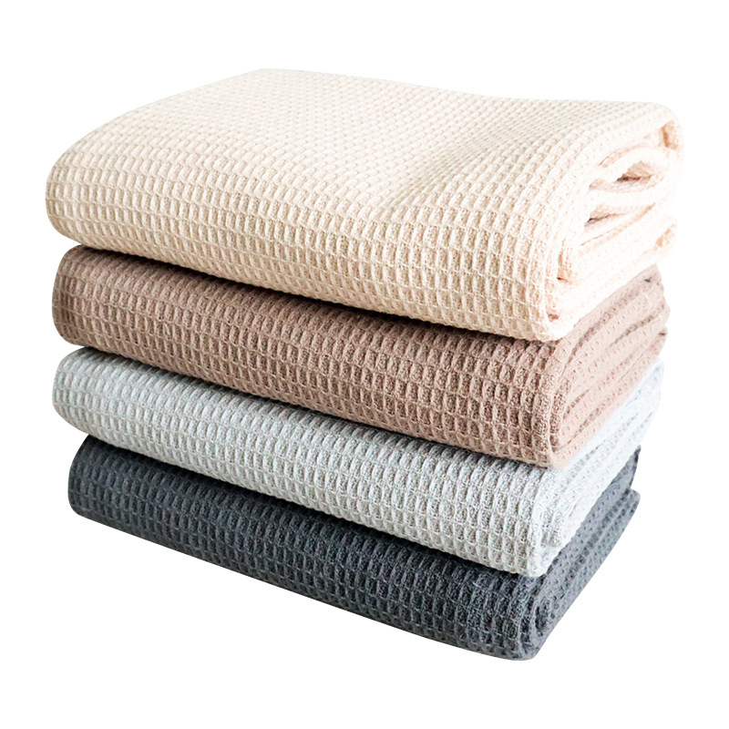 Sublimation Waffle Tea Towel Solid Color Absorbent Kitchen Dish Towels