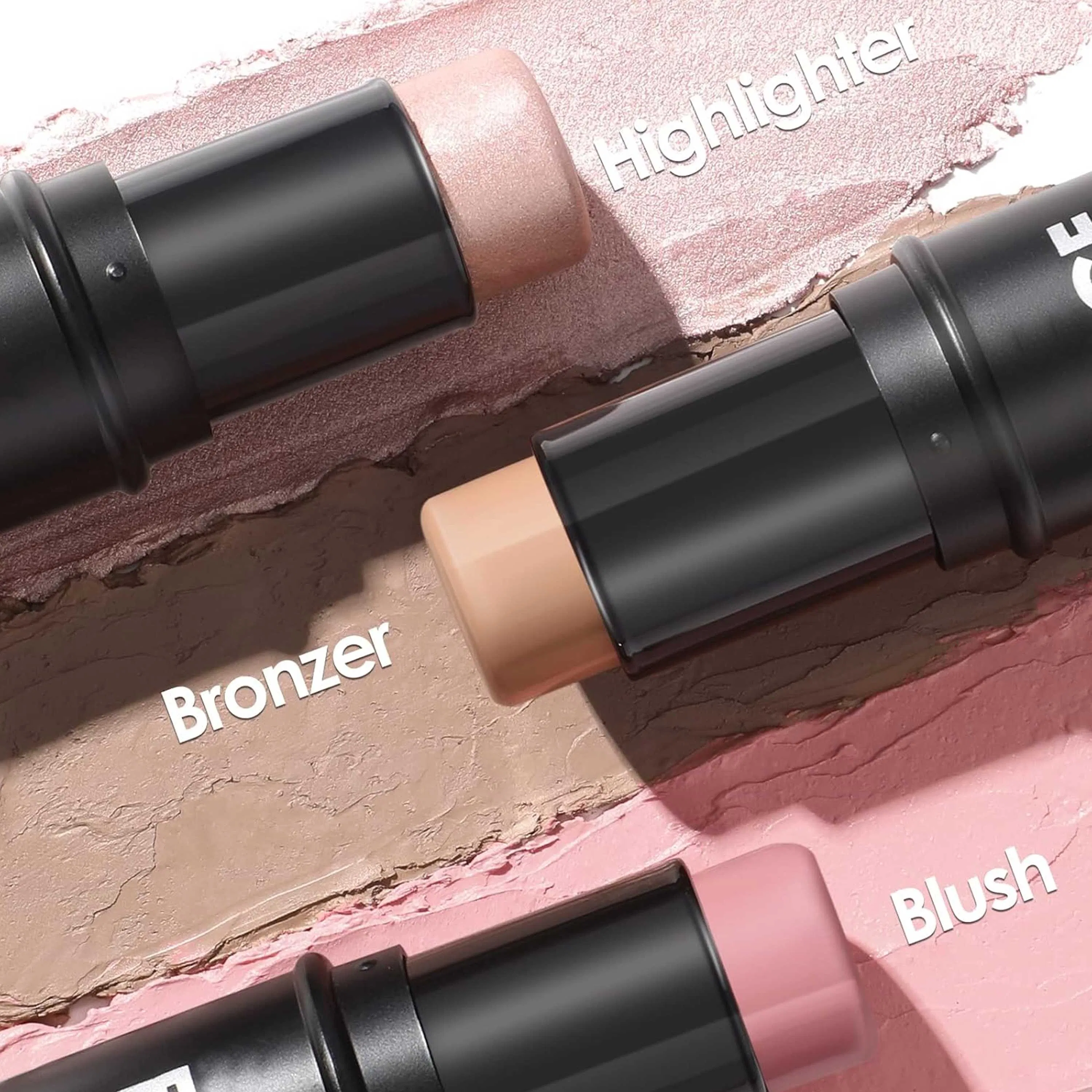 OEM Multi-Use Cream Stick Can Used as Contour&Highlighter&Blush with Longlasting and Water Proof Function