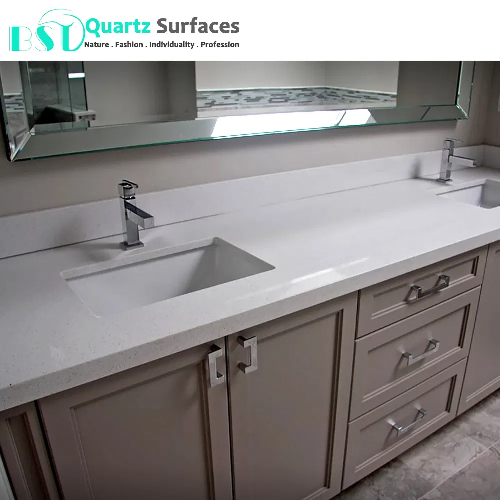 Artificial White Solid Surface Quartz Stone