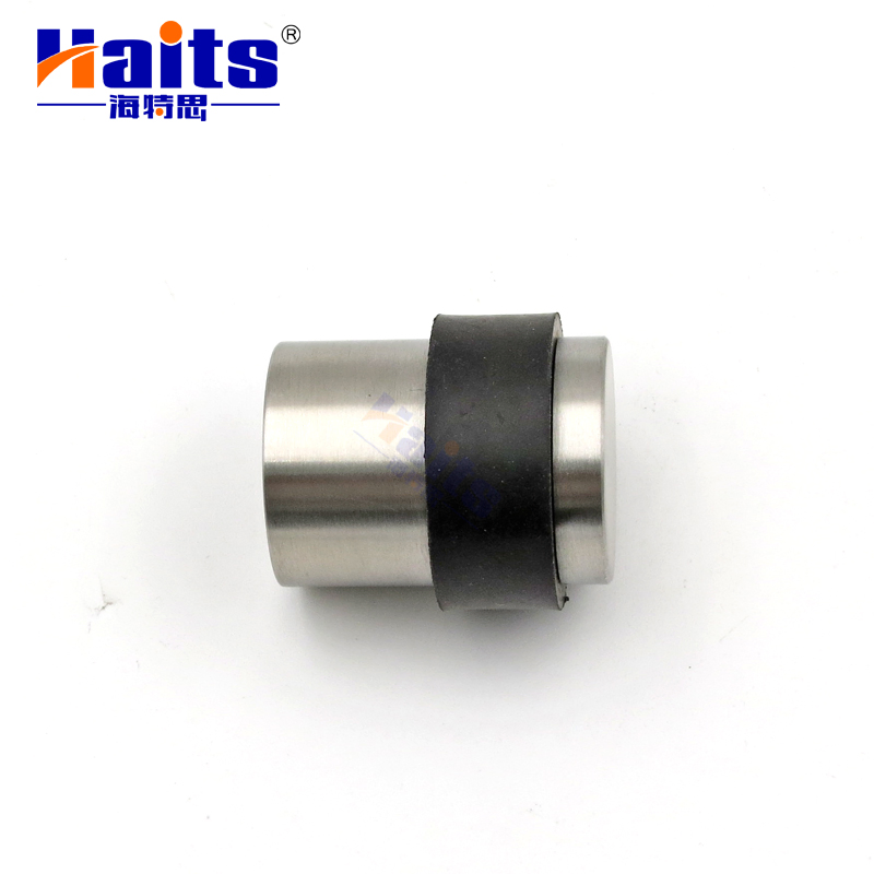 Door Hardware Round Floor Mounted Door Stop with Rubber Bumper