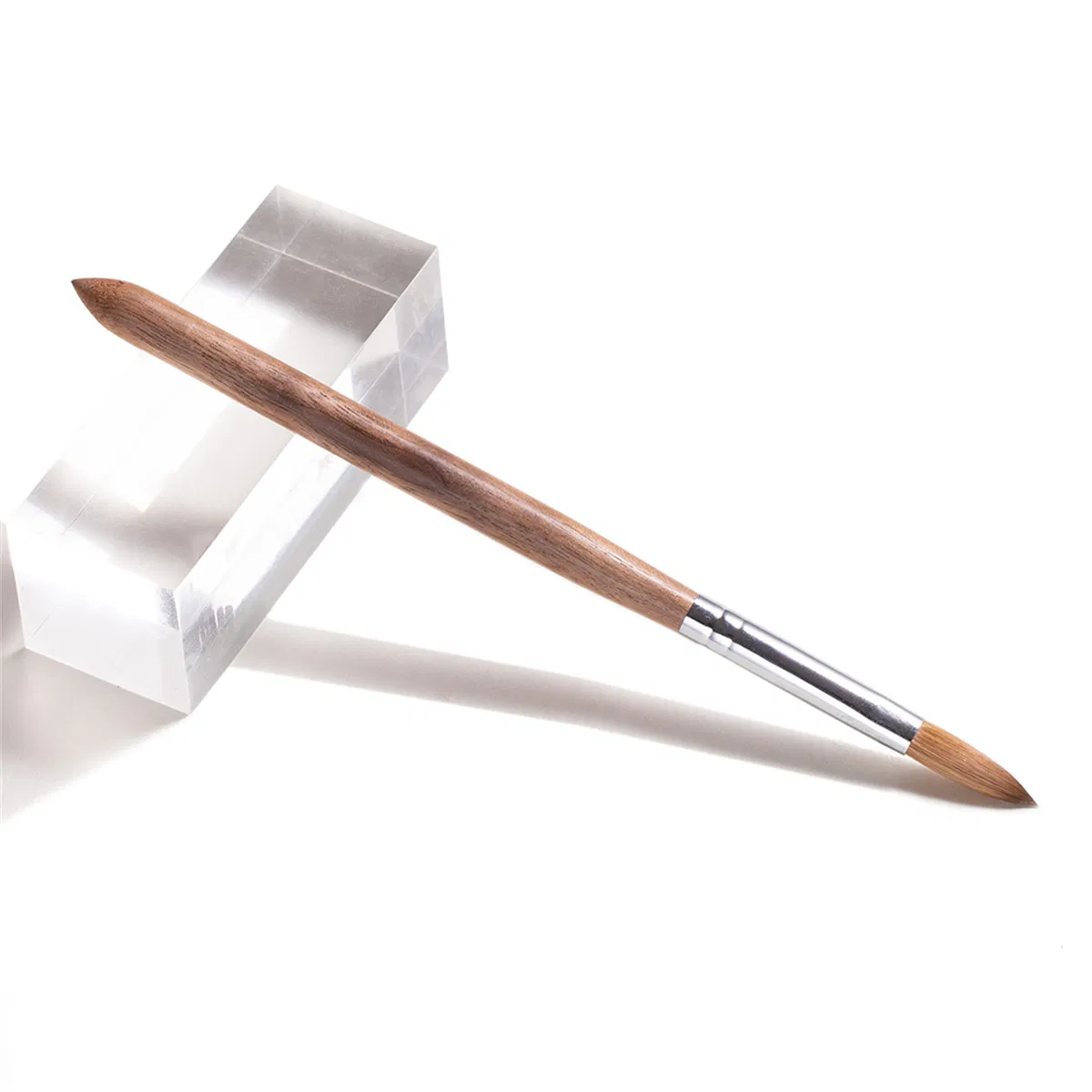 Wholesale High Quality Wood Polish Brush Nail Acrylic Brush Manicure Pinceles Manicure Tool Pure Sable Kolinsky UV Gel Nail Art Brushes