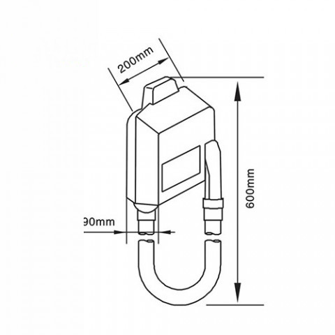Wall Mounted Bathroom Use Hair & Skin Dryer with Shaver Socket