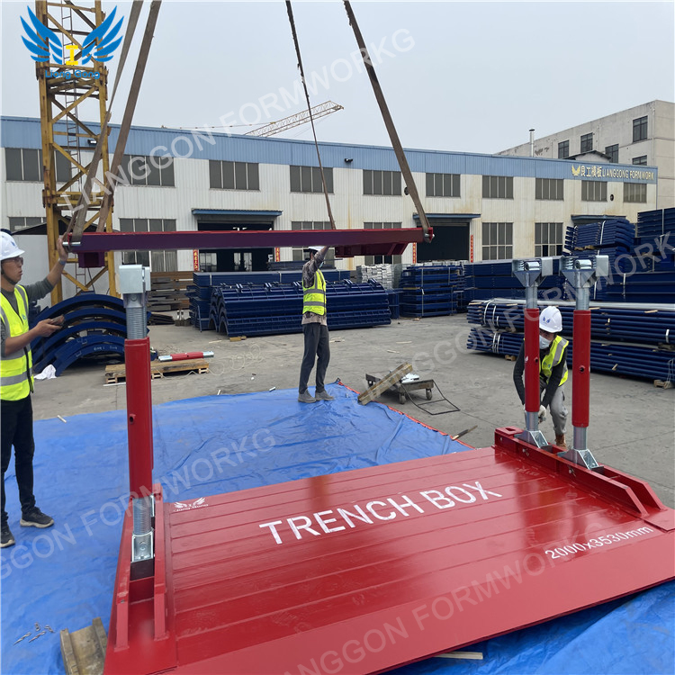 High Quality Lightweight Safe Box Shoring System Trench Box for Excavation Construction Projects with Cheap Price