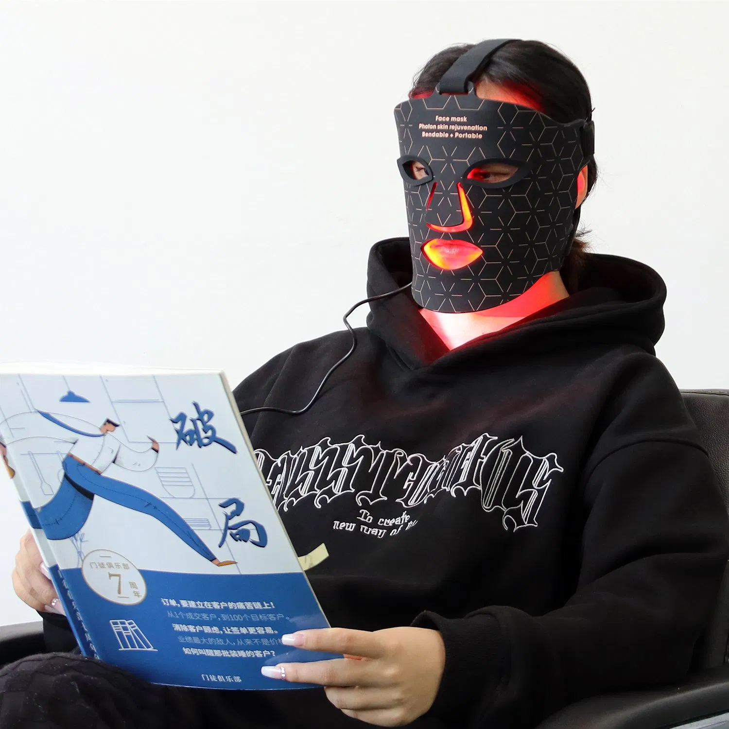 Wholesale Silicone LED Mask LED Light Therapy Mask for Facial Beauty