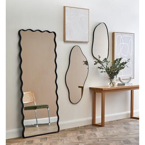 Large Rectangle Decor Vanity Anti-Fog Illuminated 3D LED Light Strip Modern Full Length Mirror