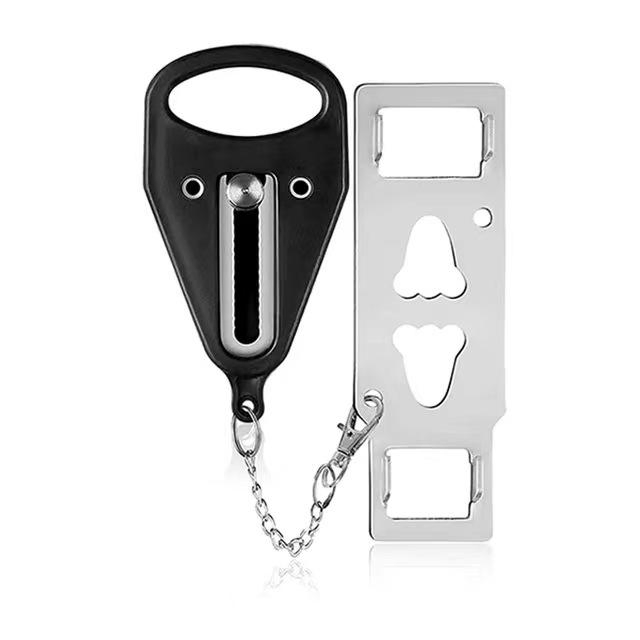Factory New Portable Door Travel Lock Security Safety Travel Guard Hotel Privacy Stopper Portable Door Lock Hardware Accessories