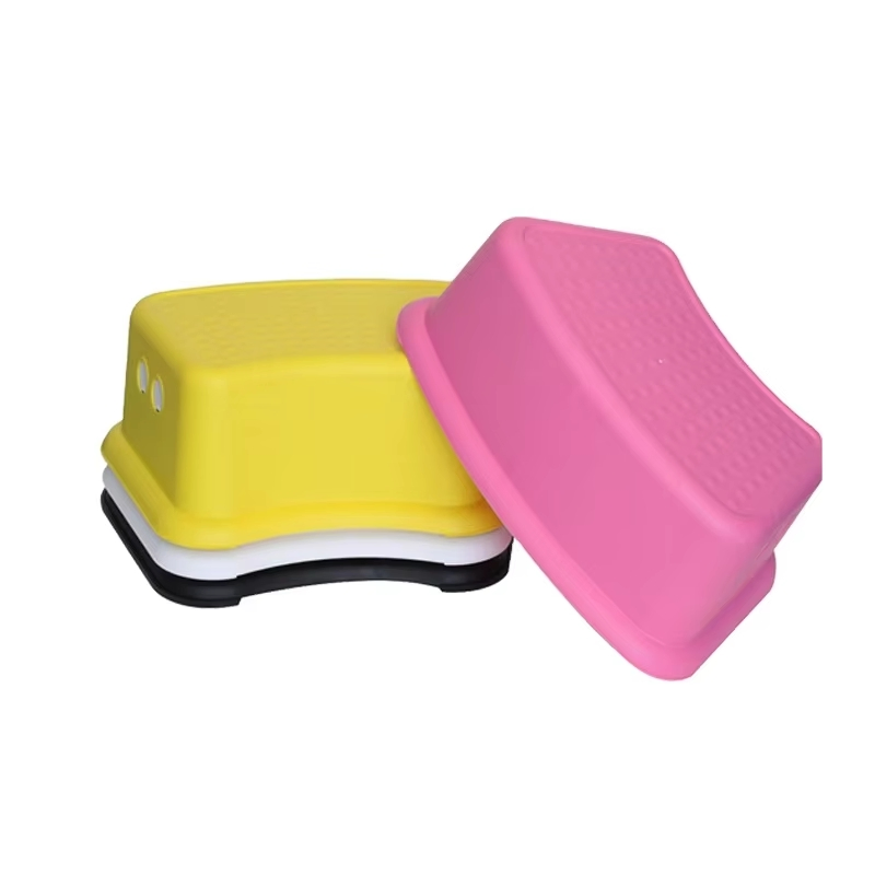 plastic Colorful Anti-Skid Bathroom Stool Children Use Hand Washing Bench