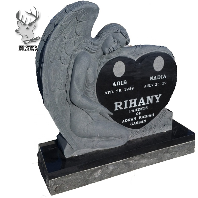 Factory Romania Obelisk Headstone, Cheap Price Romania Tombstones Granite Cross Carving, G654 Black Granite Grave Stone Granite Tombstones Design