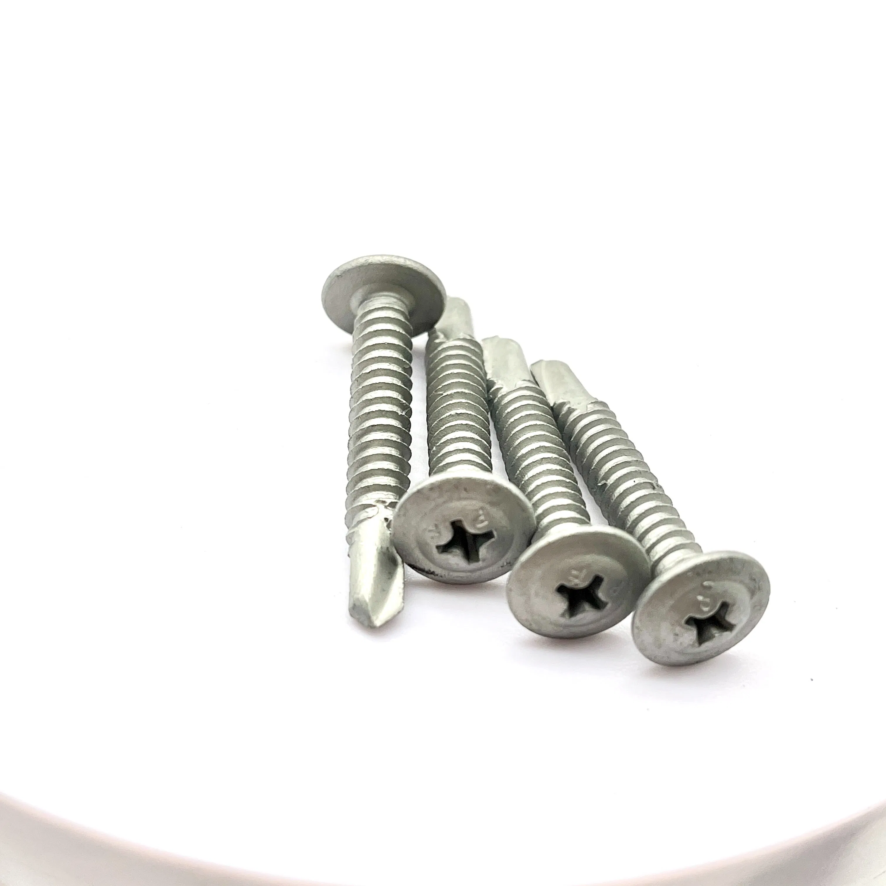 304 St4.8 Bi-Metal Flat Head Roofing Self-Drilling Self-Tapping Screws