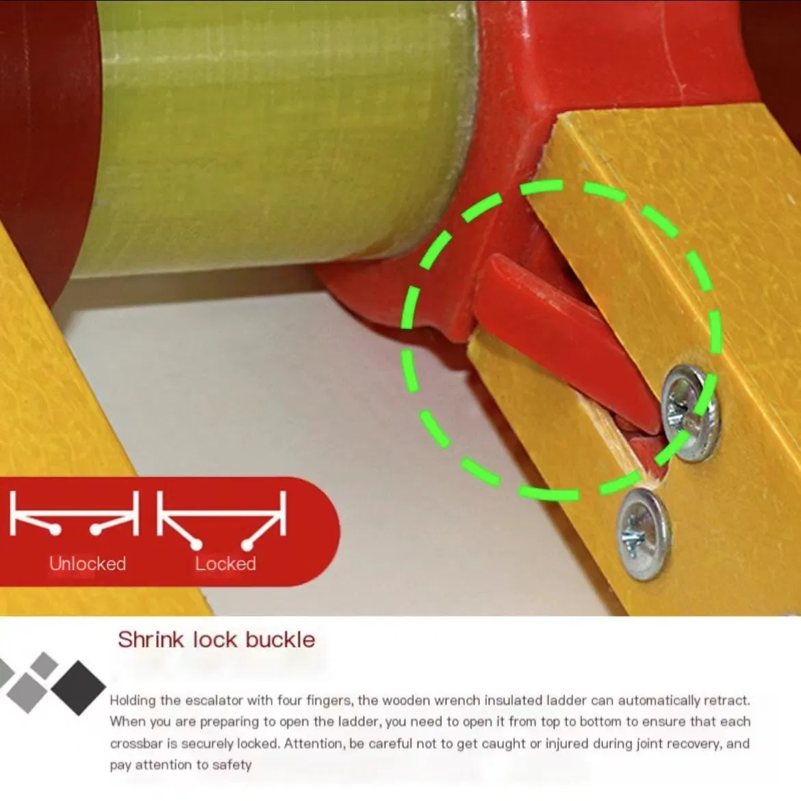 EXW Price Thickened Fiberglass Fiber Ladder Portable Fishing Rod Ladderno Reviews Yet