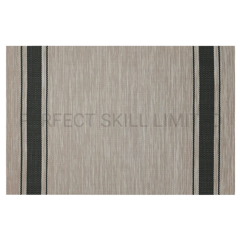 Manufacturer Wholesale Washable Heat Insulation Non Slip PVC Vinyl Woven Placemat Set for Dining Table