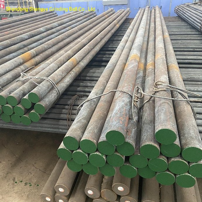 Износостойкие стальные стержни для помола кварцевого песка