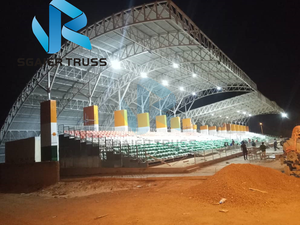 Stadium Football Game HDPE Seats Metal Bleacher Chair Seats with Roof