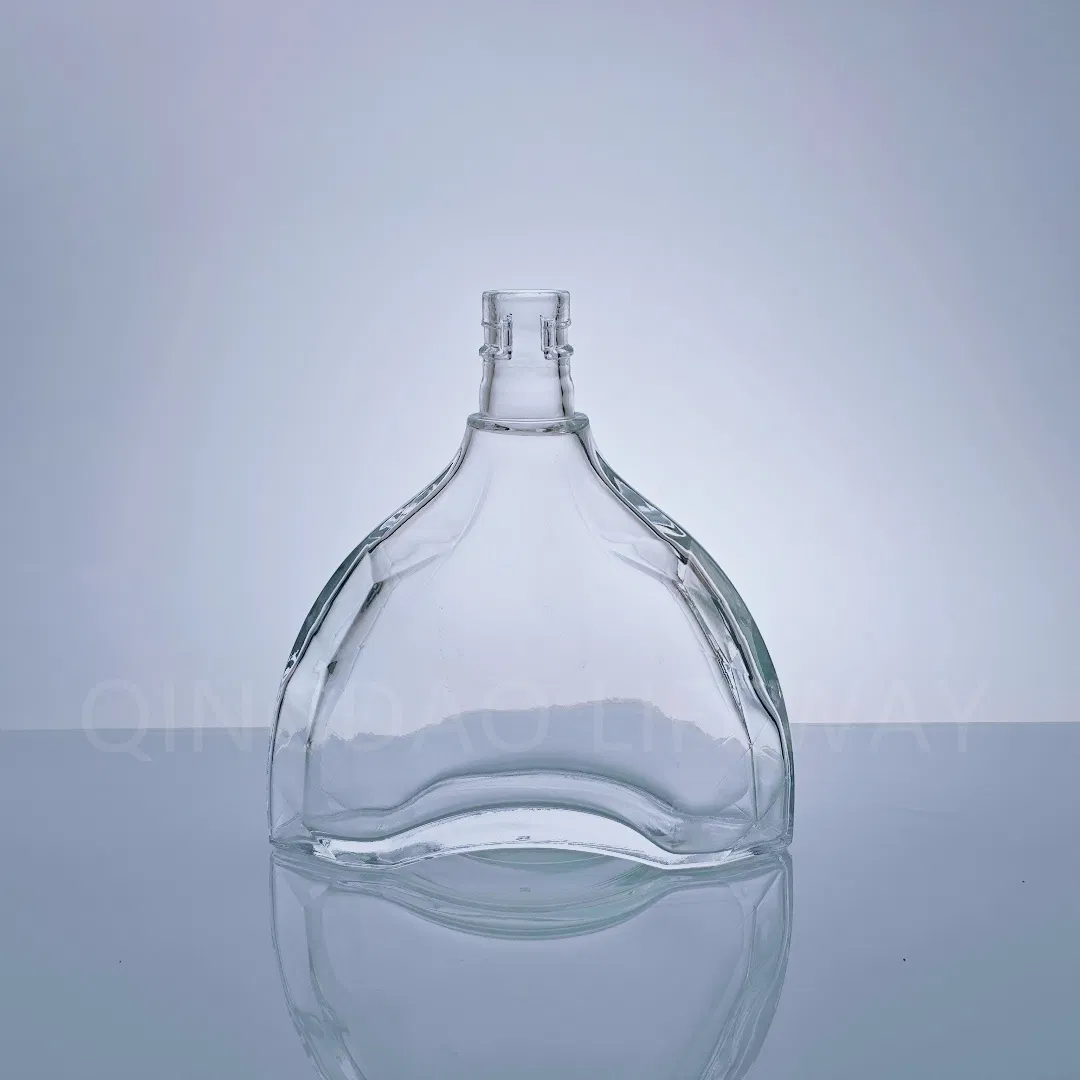 700ml 750ml 500ml Wholesale Super Flint Glass Liquor Bottle for Vodka Gin Rum with FDA SGS Certification