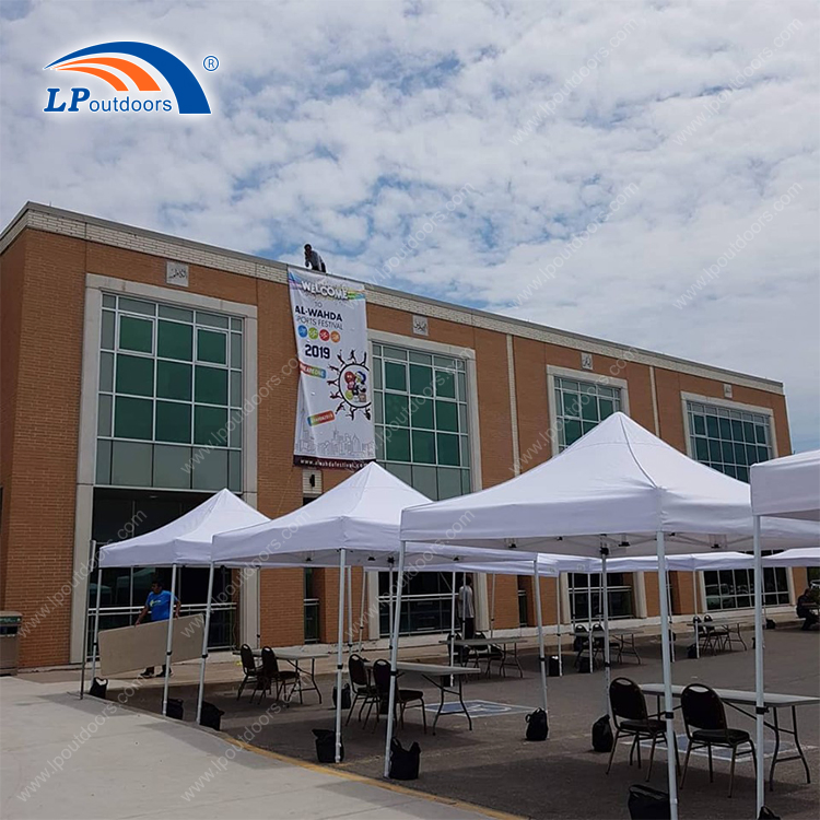 3X3 3X4.5 3X6 Hexagonal Steel Frame Wedding Party Gazebo Tent