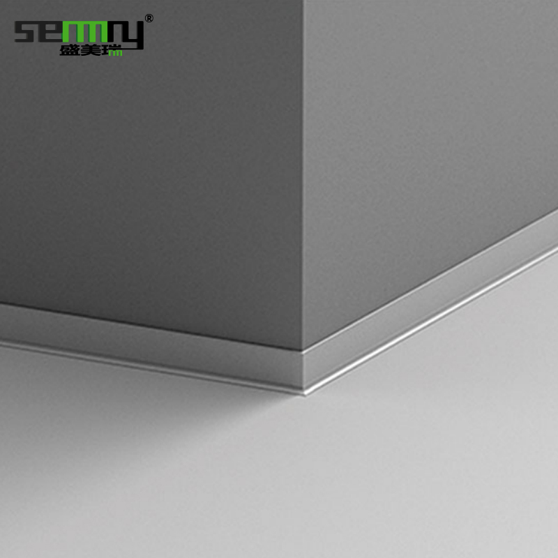Skirting Board Brushed Aluminium Alloy Baseboard Wall Flooring Aluminum Alloy