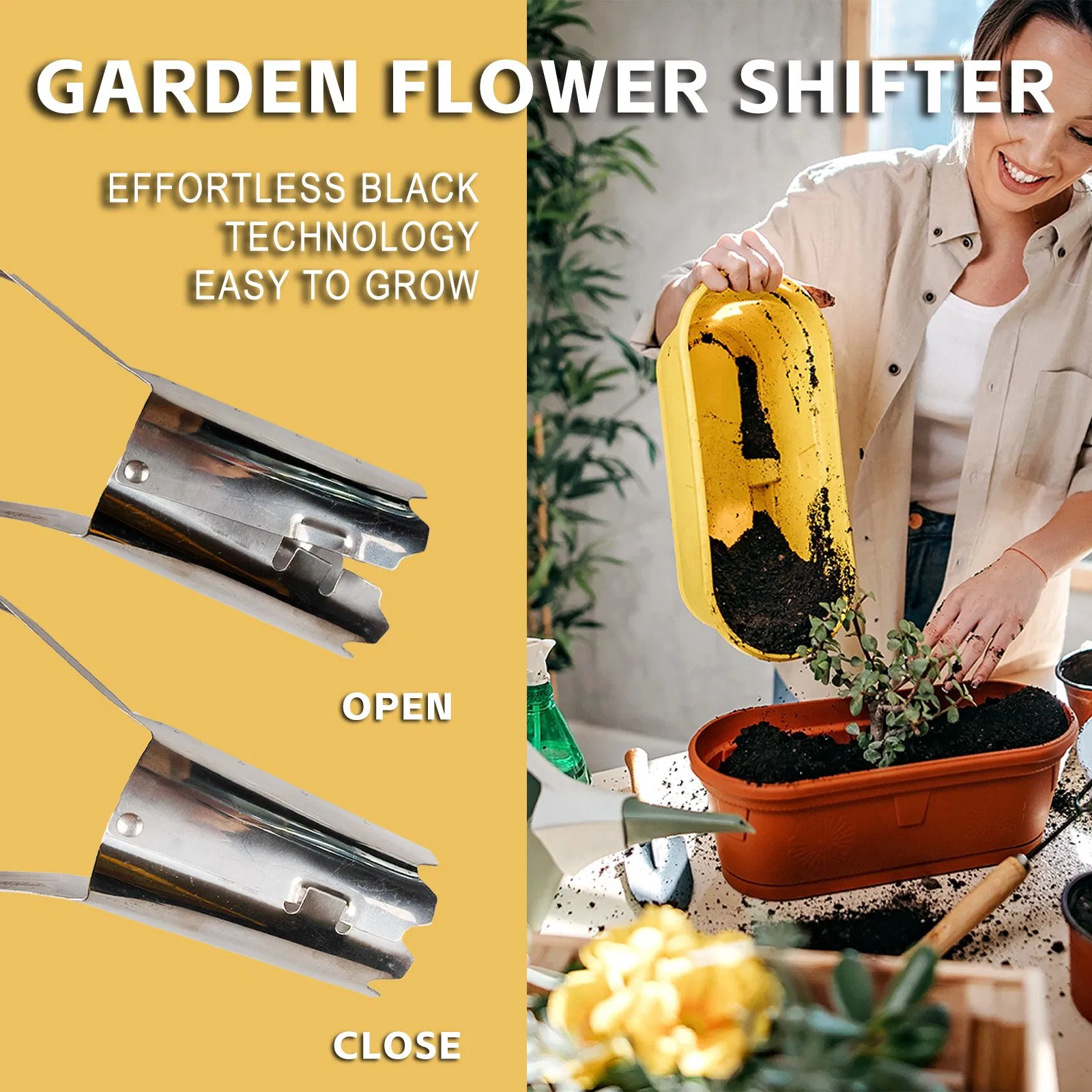 Tools Bulb Planter Garden Steel Bulb Planter Tool for Planting Bulbs