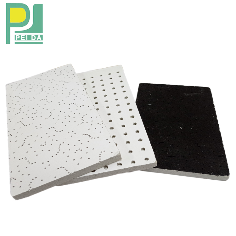 Sound Absorbing Mineral Fiber Wool Board Ceiling