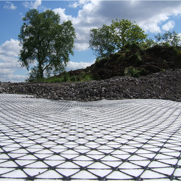 Uniaxial Plastic Geogrid PP Biaxial Geogrid for Road Reinforcement