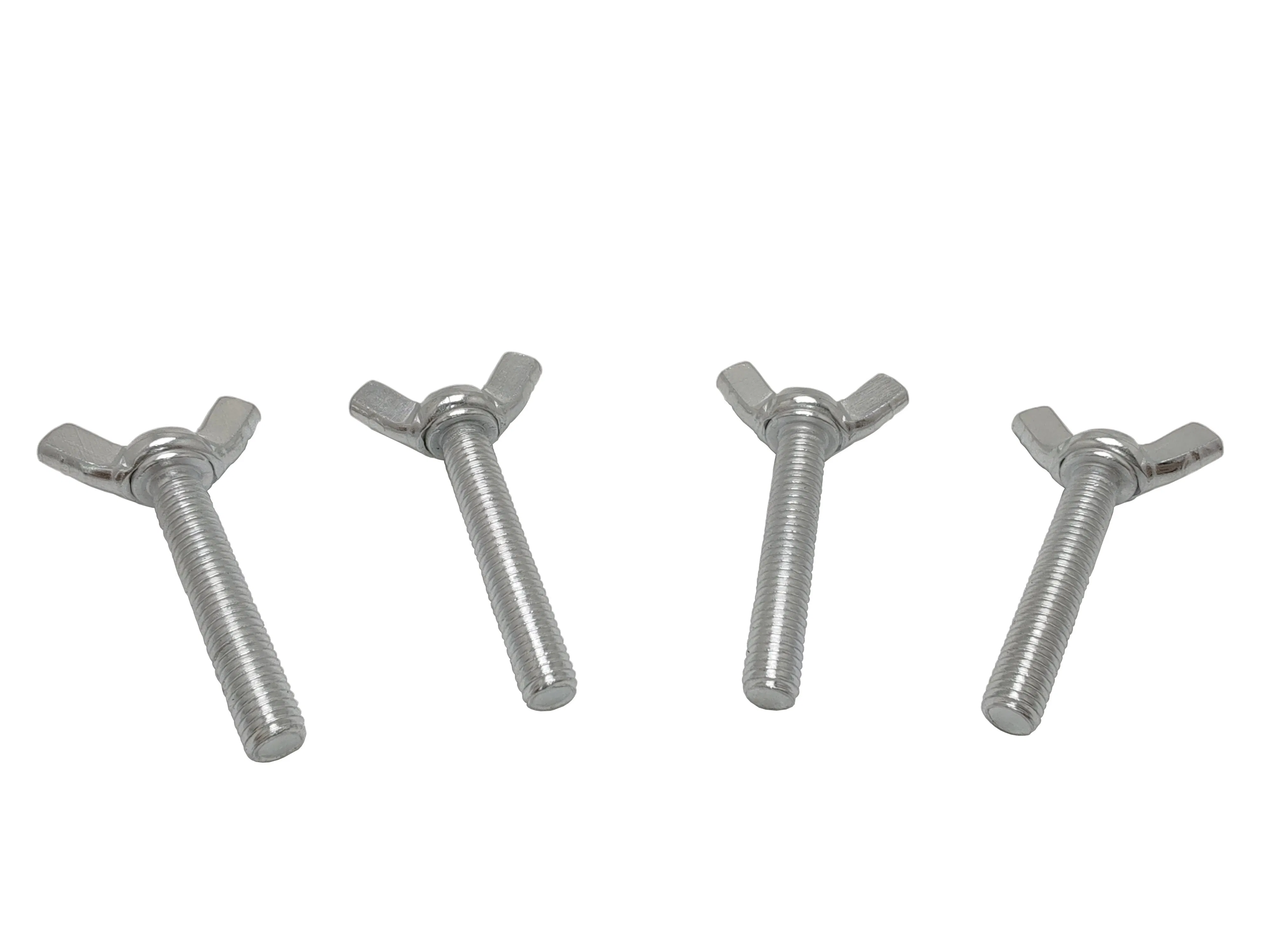 DIN 316 White Zinc American Form Wing Bolt and Nuts with Rectangular Wings