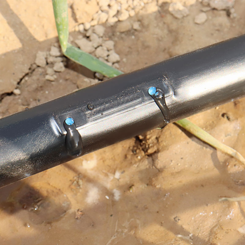Customized 16mm Adjustable Agriculture Flat Emitter Pipe Farm System Irrigation Drip Tape