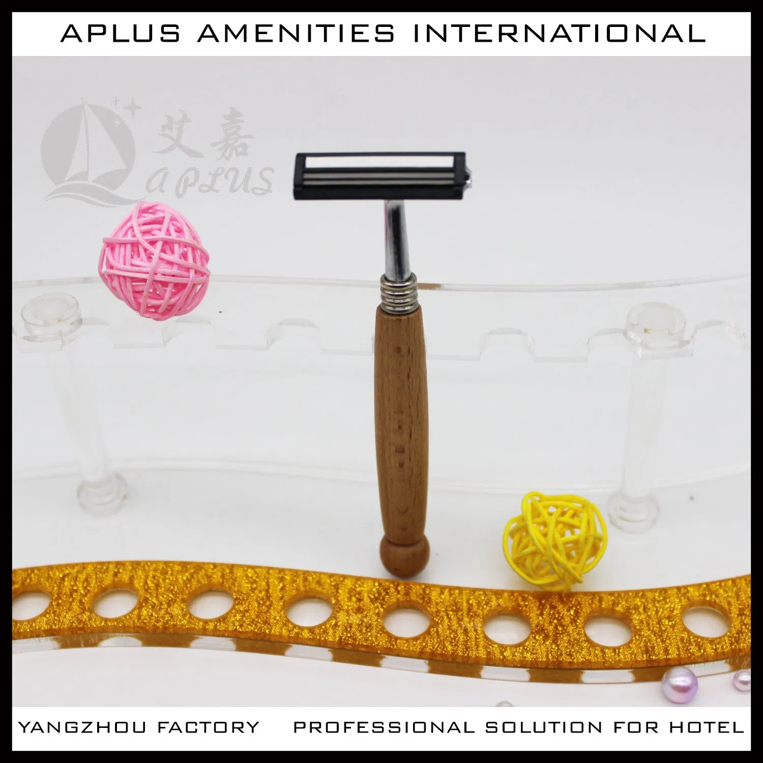 Environmentally Eco-Friendly Material Biodegradable Disposable Razor for Hotel Shaving Razor 06