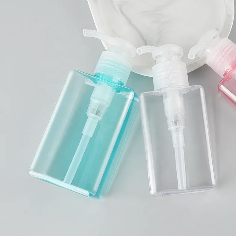 Cosmetic 200ml 350ml 550ml Pet Plastic Shampoo Container Products Lotion Liquid Soap Bottle