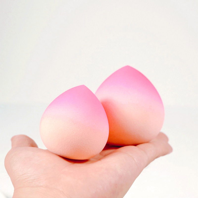 2022 Amazon Selling Beauty Sponge Makeup Blender Beauty Gradient Pink Peach Marshmallow Makeup Sponge with Packaging