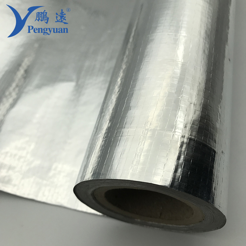 Lamination Material Metallized Aluminum Foil Pet Film Woven Fabric Cloth for Heat Barrier