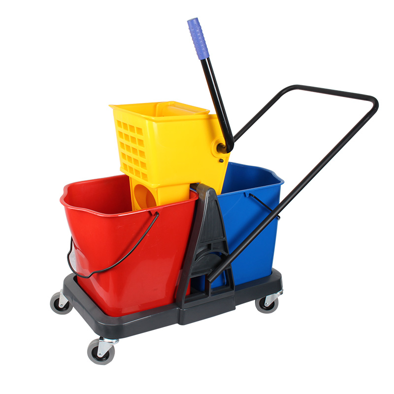 60L Ultra-Large Capacity Plastic Down-Press Double-Barrel Wringer