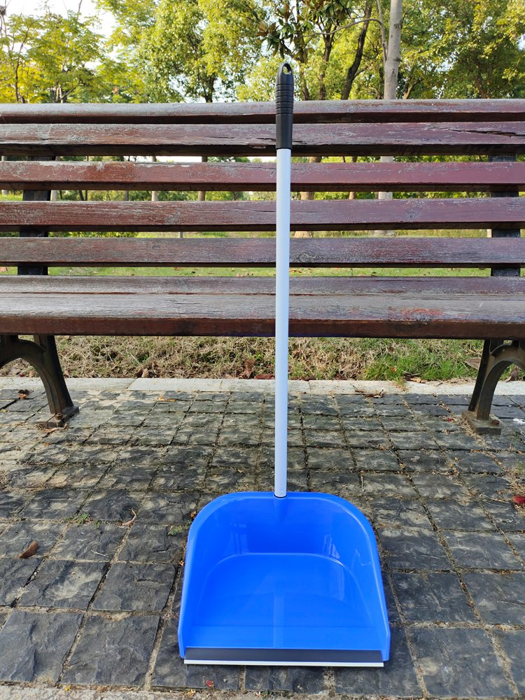 Upright Standing Home Floor Cleaning Sweeper with Long Handle PP Material Broom and Dustpan Set