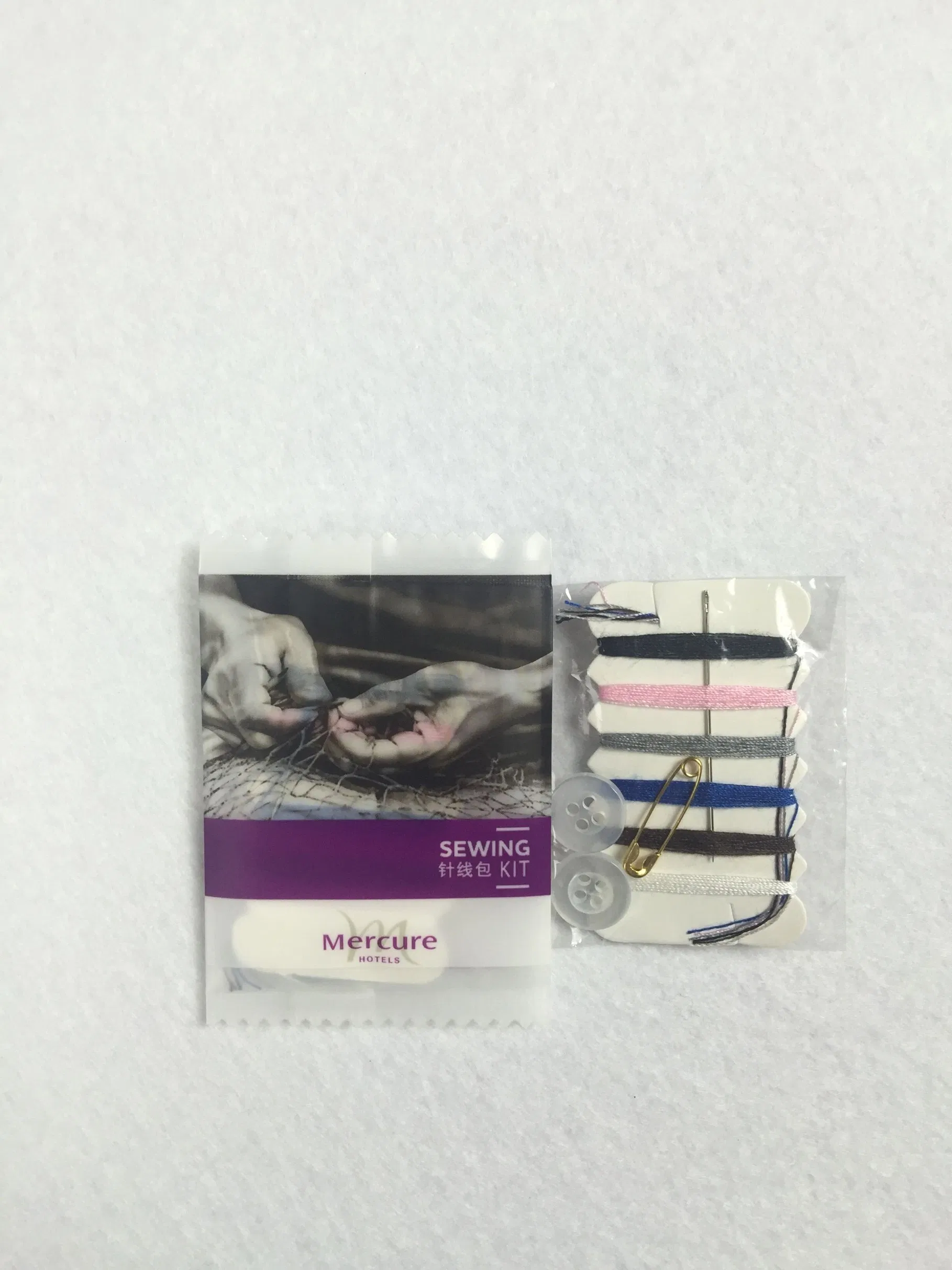 Hotel Disposable Sewing Kit in Sachet