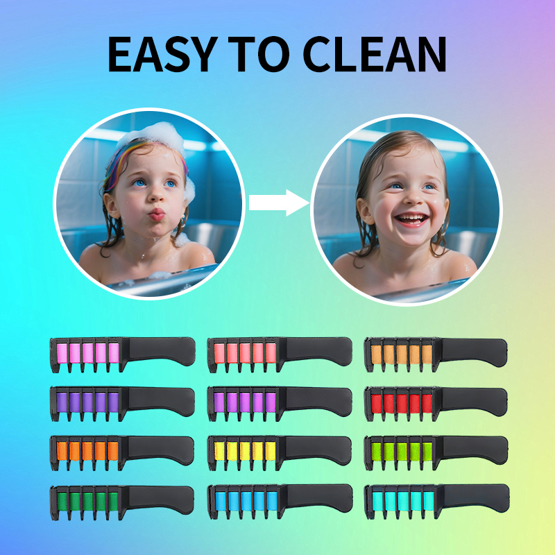 Hot Sale Quick Hair Dye Comb Portable 2 in 1 Hair Coloring Smoothing Cover Grey Hair Color Comb Brush