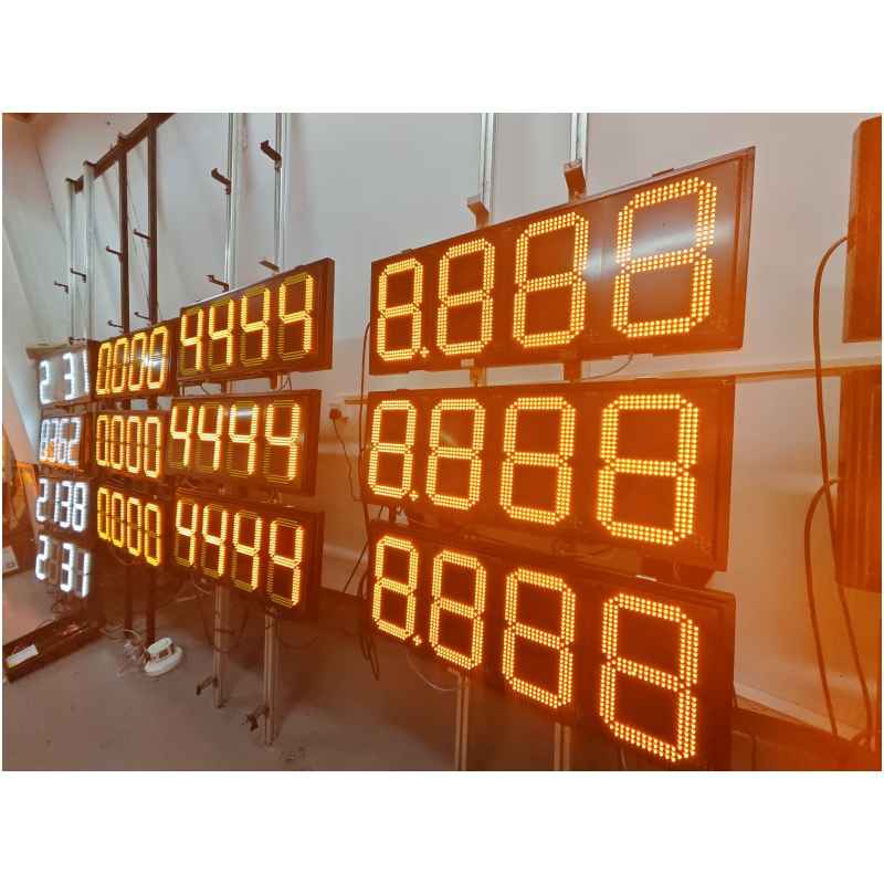 12inch 7 Segment LED Display LED Digital Petrol Station Gas Price Displays