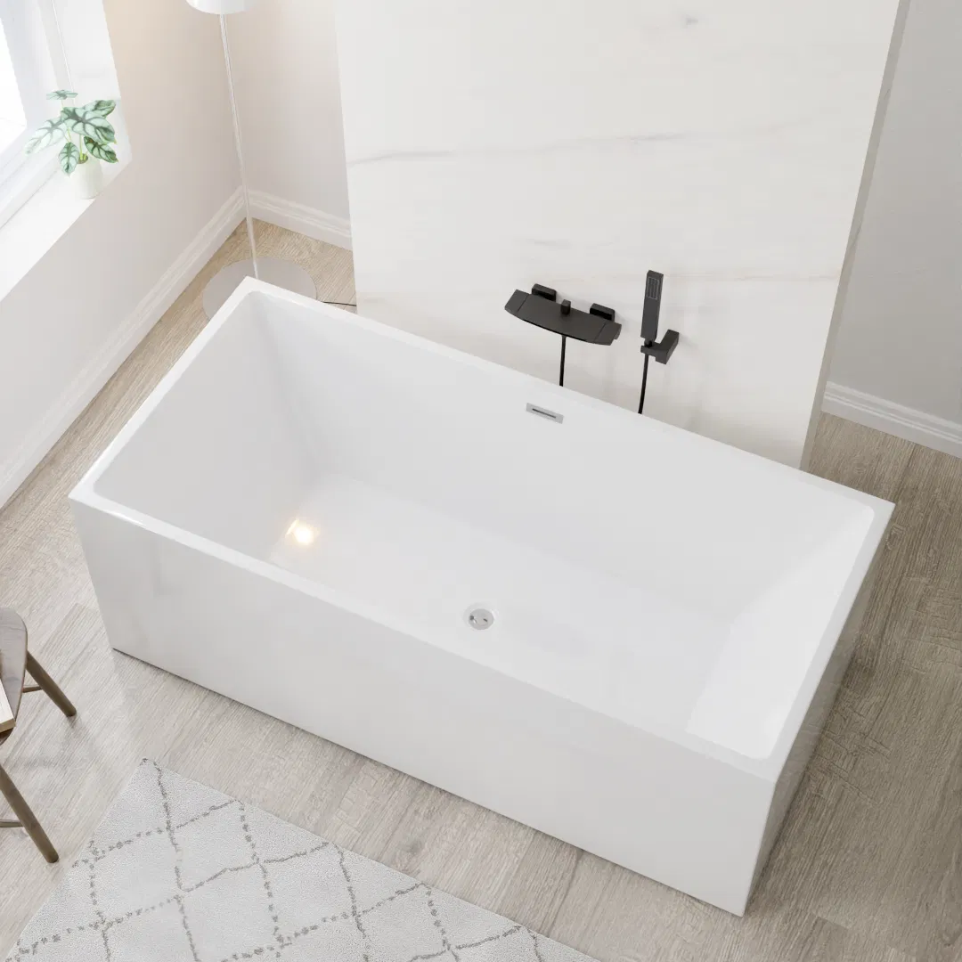 Белая акриловая ванна для замачивания