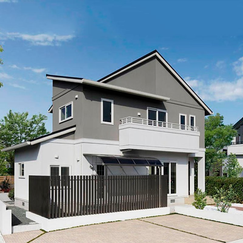 Free Design Light Gauge Steel Frame Prefab House with 3 Bedrooms Garage