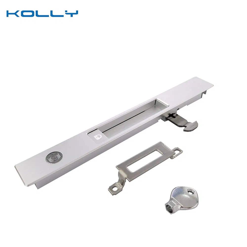 Durable Aluminum Alloy Silver Sliding Door Lock for Windows