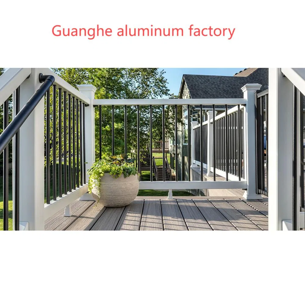 Safe and Stylish Aluminum Handrail for Any Environment Easy Installation Aluminum Balustrade System for Safe and Elegant Spaces