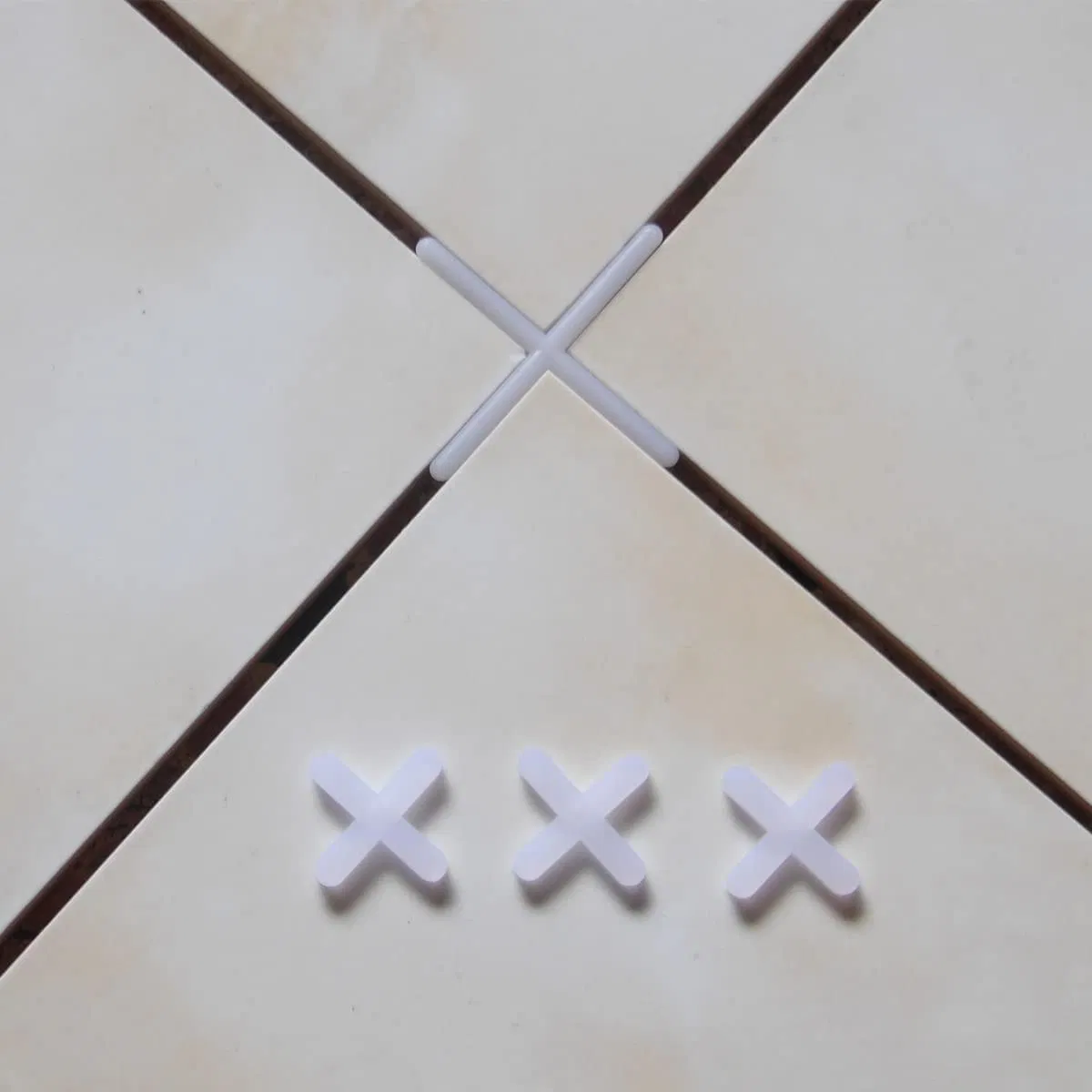 Tile Spacers Plastic Tile Spacers, Tile Spacers, Joint Spacers, 2/3/4 mm, Cross-Shaped Joint Spacers, Spacers for Tile Cutting and Spacing Adjustment