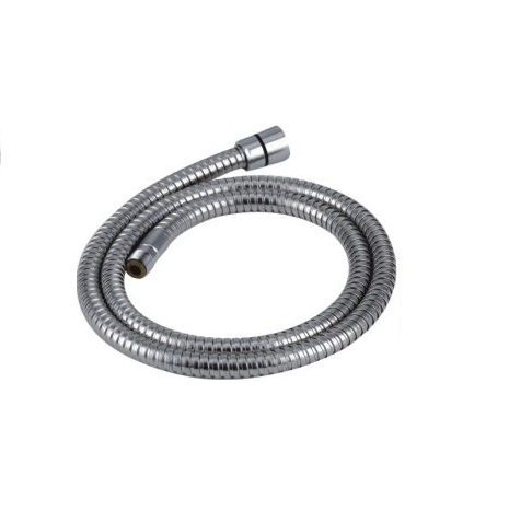 PVC Black and Chrome Textile Wire Reinforce Shower Hose