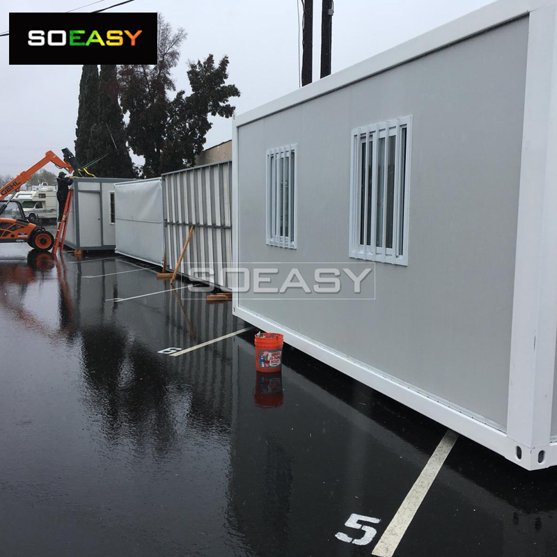 Hotel Flat Pack Prefab Homes Labor House Container Buildings with Factory Price