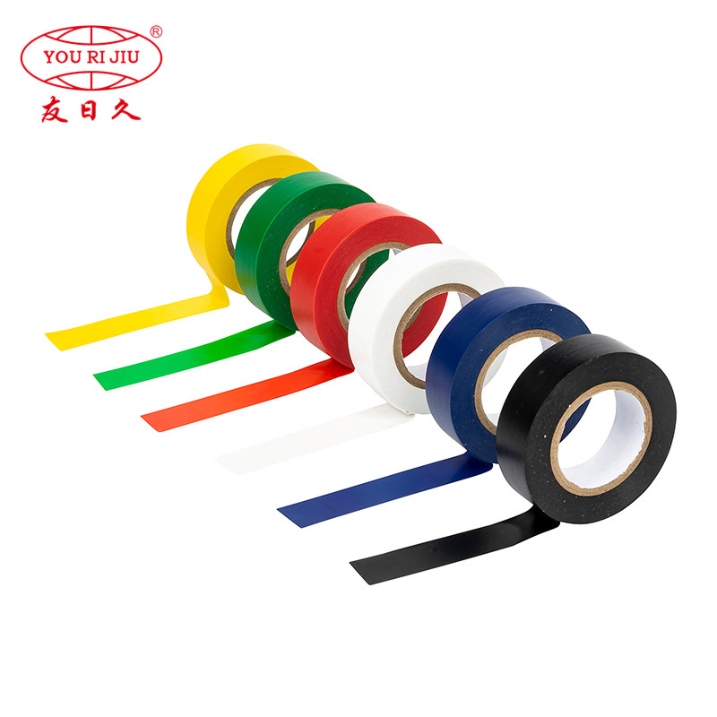 Youyi Group Insulation 150mic Black Electrical Shiny Matt Floor Marking PVC Tape Log Roll