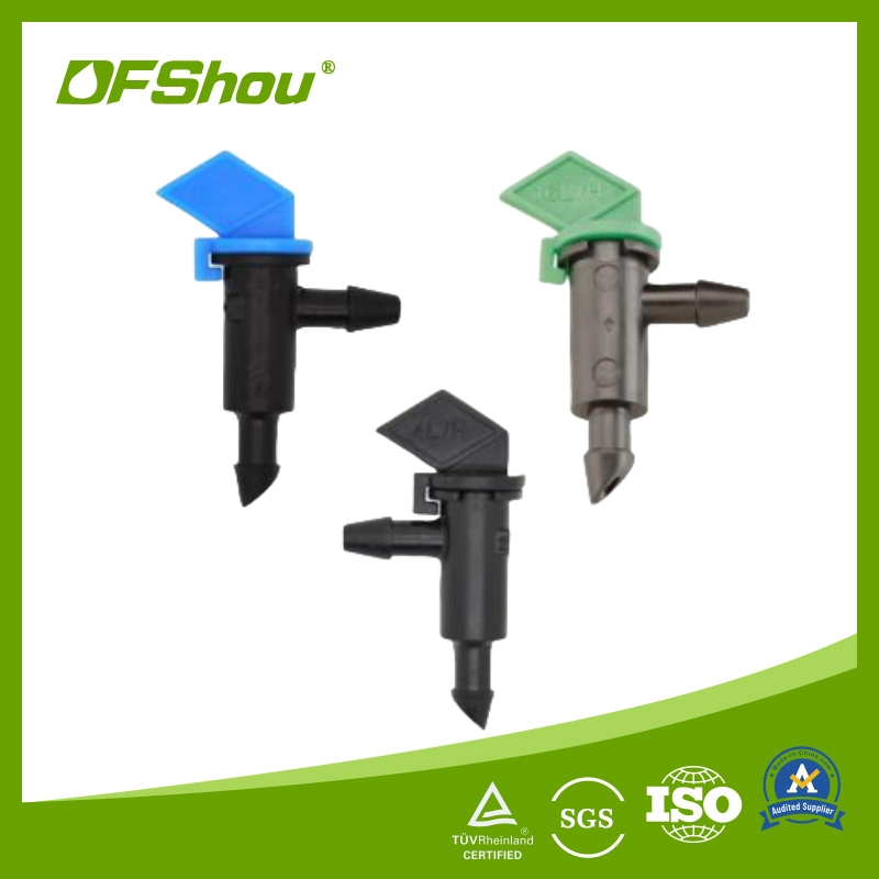Adjustable Garden Lawn Micro Inline Dripper Watering Button Nozzle Dripper for Drip Irrigation